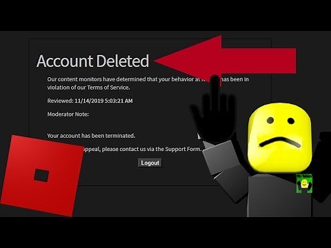 My ROBLOX account got TERMINATED FOR NO REASON