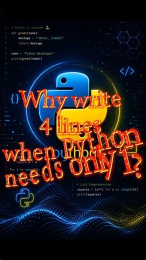 🛑🐍 You're Writing Python Loops the Hard Way! 😳