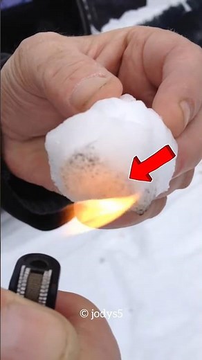 Why Lighter Fire Doesn't Melting Snow #shorts #ramkarnan