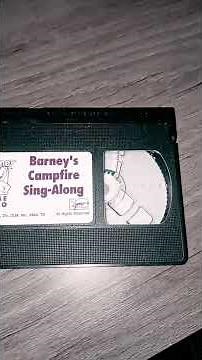 1990 barney's campfire sing along vhs tape!