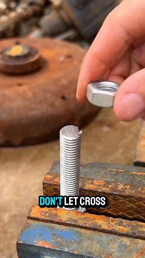 1.6K views | don't let cross threaded or damaged bolts slow you #holidaycleaning #homeservices #cleaningservice #freeestimates #plumbing | DIY Tools Everyday | Facebook