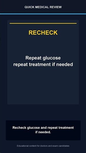 Hypoglycaemia: Treat Fast, Then Find Why