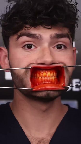 Orange ASMR Snacks vs Cavities!?