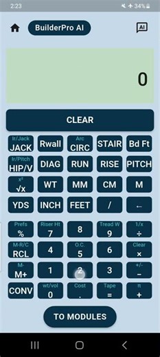 BuilderPro AI Calculator | BuilderPro AI Offline v2