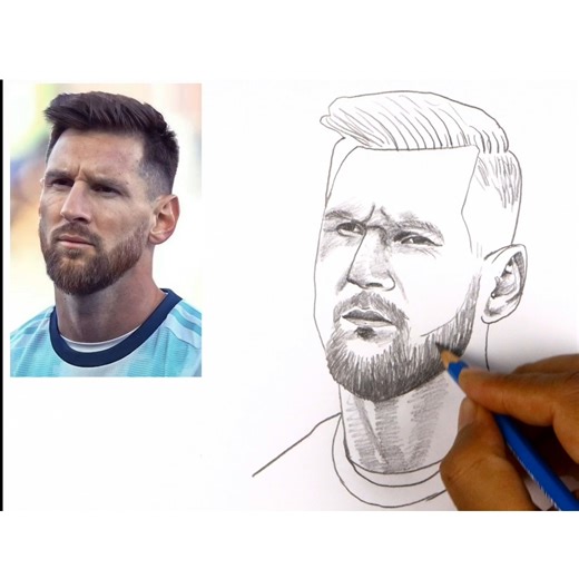 How to Draw Leo Messi Step By Step #drawing #messi #pencildrawing #sayeddrawingacademy #mbappe #football #pencilsketch #Youtube #art #indian #portrait #cr7 #usa #artvideo #drawingvideo #viralvideochallenge #ronaldo #artwork #pencilart #viratkohli #neymar #Benzema #girldrawing #brazil #Raphinha #Vinicius #RobertLewandowski #viralreelschallenge #sadiomane | Sayed Drawing Academy