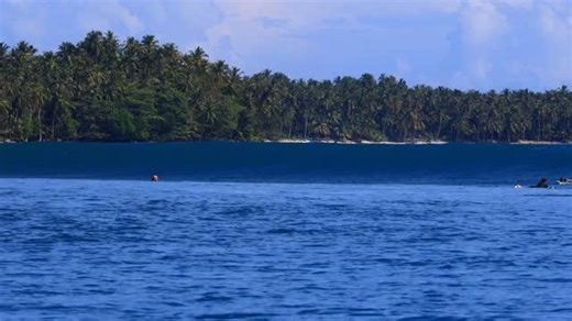 White sandy beaches and crystal clear water, softer waves, cold Bintangs= perfect Sunday in the Ments. Come visit in 2026!! info@surfinginmentawais.com | M.I.A Surfcamp Mentawai Islands