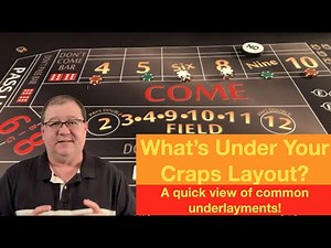 Craps Table Underlayment