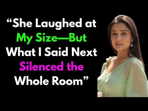 “She Laughed at My Size—But What I Said Next Silenced the Whole Room”