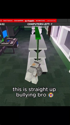 bro HOW did I make her fall down😭 #roblox #fleethefacility