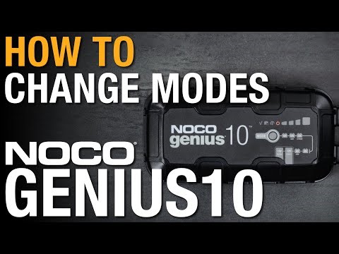 Noco GENIUS 10 How To Change Modes