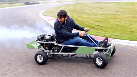 Building two custom go-karts from scratch: Full DIY workshop to race track!