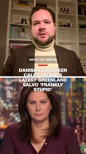 CNN on Instagram: "CNN's Erin Burnett speaks with Anders Vistisen, Danish member of the European Parliament, about comments from members of President Donald Trump's administration regarding control of Greenland. Tap the link in bio for more."