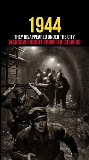 1944 — The Underground Fighters of Warsaw | WWII’s Hidden Battle. #shorts