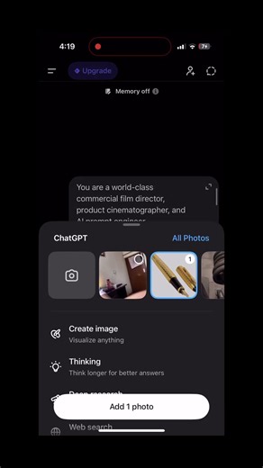 Create ✨FREE Cinematic Advertisement for your Product from Ai