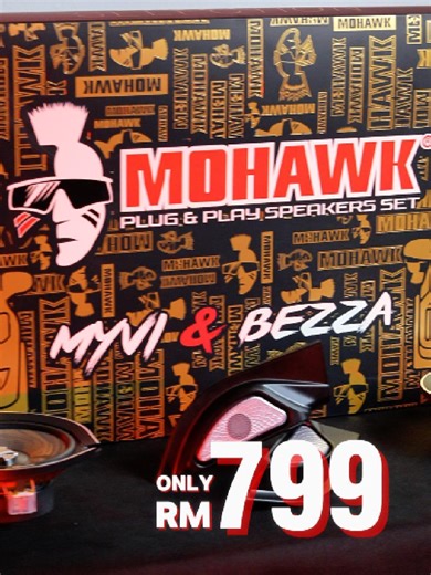 Bezza owners, this one’s for you! Mohawk’s first Plug & Play Combo Kit is made specially for your Perodua Bezza. Everything you need for a full sound upgrade is in one box—front mid-bass, rear coaxial, and sail panel tweeter. Installation is simple: direct fit, no wire cutting, no drilling. Just plug & play, and enjoy a cleaner, fuller sound the moment you turn on your system. Price = RM799 #MohawkAudio