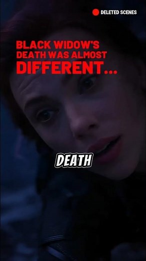 Marvel Deleted This Epic Black Widow Scene #marvel #avengersendgame