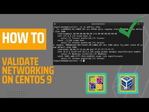 How To Validate Network Configuration on CentOS 9 | Linux | RedHat