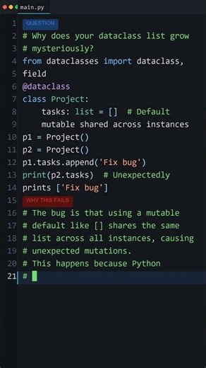 Wait, Python Does This?: Why does your dataclass list grow mysteriously?