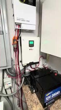 EG4 12,000 Btu mini split direct solar input runs 24 hours a day #diy #solarenergy