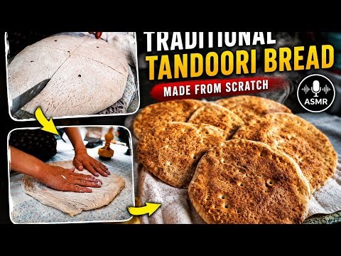 Watch This Dough Turn Into Perfect Bread! | ASMR Tandoori Bread Making🍞🥖