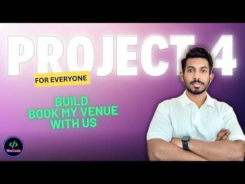 Project 4 🚀 Build a Real Startup With Us | BookMyVenue