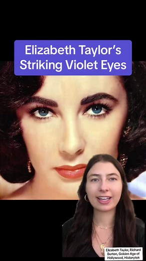Elizabeth Taylor’s Striking Violet Eyes #elizabethtaylor #mindofmarisa #elizabethtaylorrichardburton #cleopatra #cleopatramakeup #goldenageofhollywood #edutok #historytok #fashionhistory #learnontiktok #liztaylor