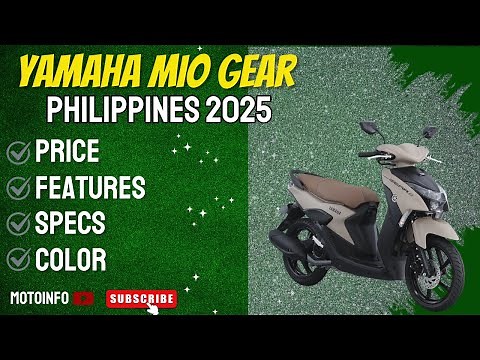 Yamaha Mio Gear 2025 Model | Price, Specs, and Features | MotoInfo