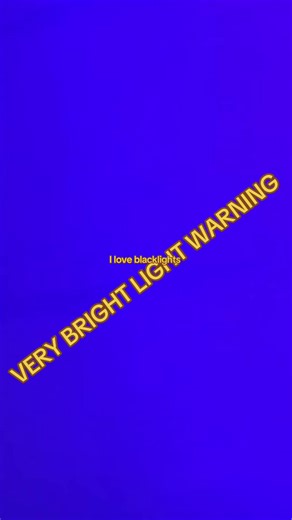 The Coolness of Blacklights