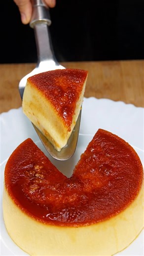 Caramel Bread Pudding Recipe #shorts