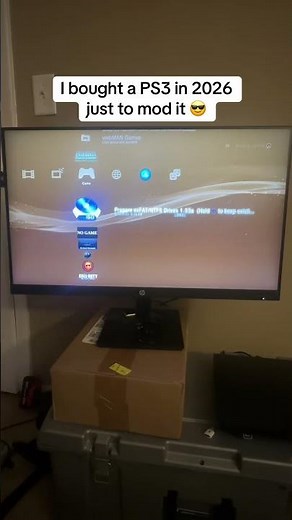 I bought a PS3 in 2026 just to mod it 😎#ps3 #playstation #sony #ps #ps5