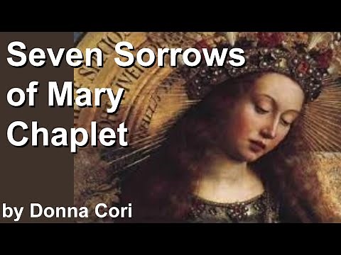 The Chaplet of the Seven Sorrows of Mary - Servite Rosary, Complete with meditations