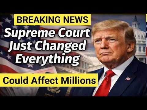 Supreme Court Quietly Changed America Overnight Here’s What Just Happened