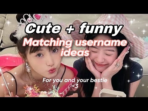 Matching Usernames for you and your bestie | 🐰🤍 | Creem
