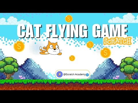 Flying Cat Game in Scratch | Learn to Code While Playing #scratch #flyingcat #flying