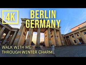 BERLIN WALKING TOUR 4K | Christmas Markets & Iconic Landmarks | Winter in Germany ASMR 🎄🇩🇪