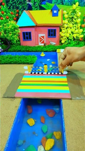 Constructing a Durable and Strong Mini Bridge Over a Narrow Gully for a Mini Dump Truck