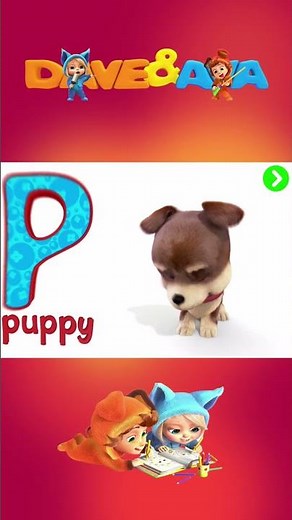 🌟 Learn ABC & Tracing | Phonics Letter P 📚 with Dave and Ava | #ytshorts #shorts