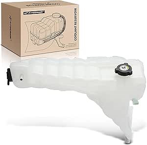 A-Premium Heavy Duty Pressurized Engine Coolant Overflow Recovery Reservoir Tank [with Cap & Sensor] Compatible with Kenworth T680, T880, 2017 2018 2019 2020 2021, Front