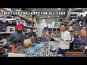 Best Projector Fog Lamps For All Cars 🚘 All Sizes Projectors ✨️Aozoom ✨️ ‪@bindramotors4858‬