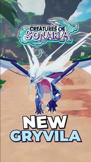 GRYVILA REMODEL 🌊 Creatures of Sonaria #shorts