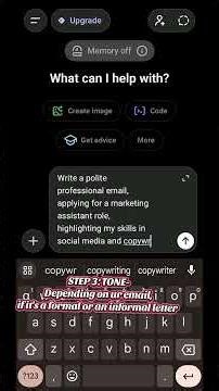 Writing emails with Ai apps.