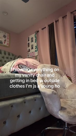 W the grey velvet studded bed frame tew #relatable #youngho #fyp | Vanity Chair