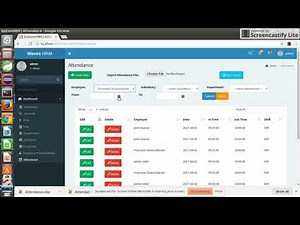 Biometric (FingerPrint) Device Integration With Attendance Module -HRM System