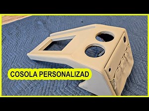 How to Make a Custom Console with Cup Holders - Luxury