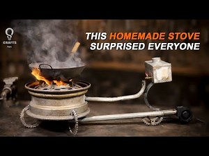 Genius Waste Oil Heating Stove! Turn Old Car Wheels Into This Genius DIY Invention