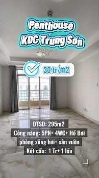 penshouse KDC Trung Sơn, chỉ 30tr/m2 giá ngoại giao . Sổ sẳn công chứng ngay #kdctrungson