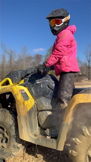 Best way to break the ice is with a four wheeler. ‪@GatorWadersofficial‬ code: MUDMOM