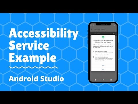 Accessibility Service Example in Android Studio.