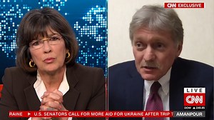 778K views · 9.5K reactions | In part two of my exclusive interview with President Putin’s spokesperson Dmitry Peskov, he refused to rule out use of nuclear weapons by Russia, and insisted that despite Alexey Navalny being sentenced to nine more years in jail, “no one is afraid of him.” Watch here. | Christiane Amanpour | Facebook