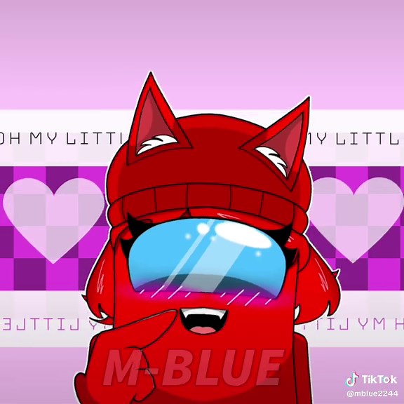 Oh my little baby boy 🖤❤️ (Blake X Ruby) #amongus #amongusanimation